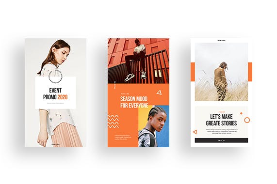 现代简约设计风格Instagram品牌故事设计素材包 Instagram Stories Pack插图(1)