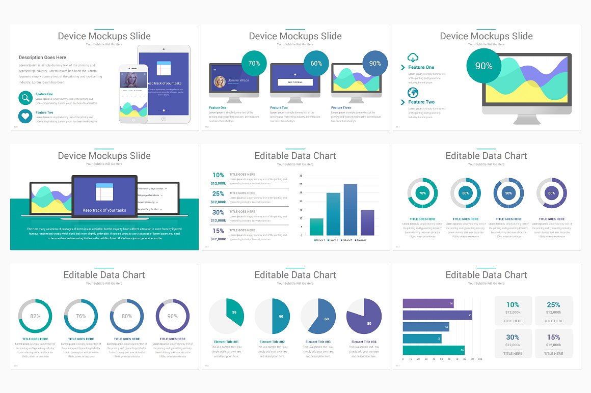 专业创意的科研PowerPoint模板下载插图(15)