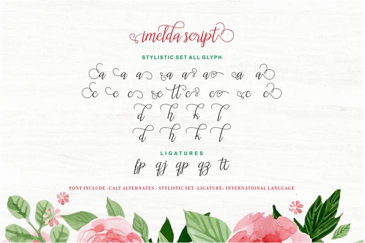 imelda font插图10 imelda font插图10