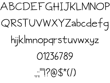 Fictional Friend DEMO font插图1