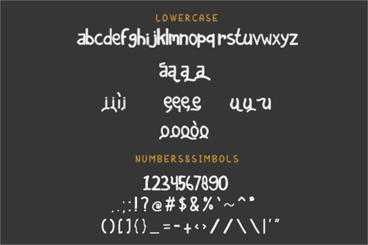 Autisem For Personal Use font插图4 Autisem For Personal Use font插图4