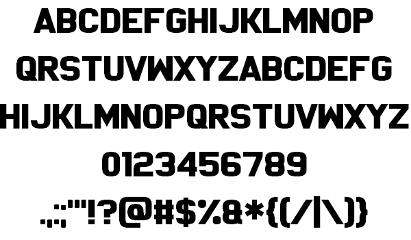 Achtung! Polizei font插图1