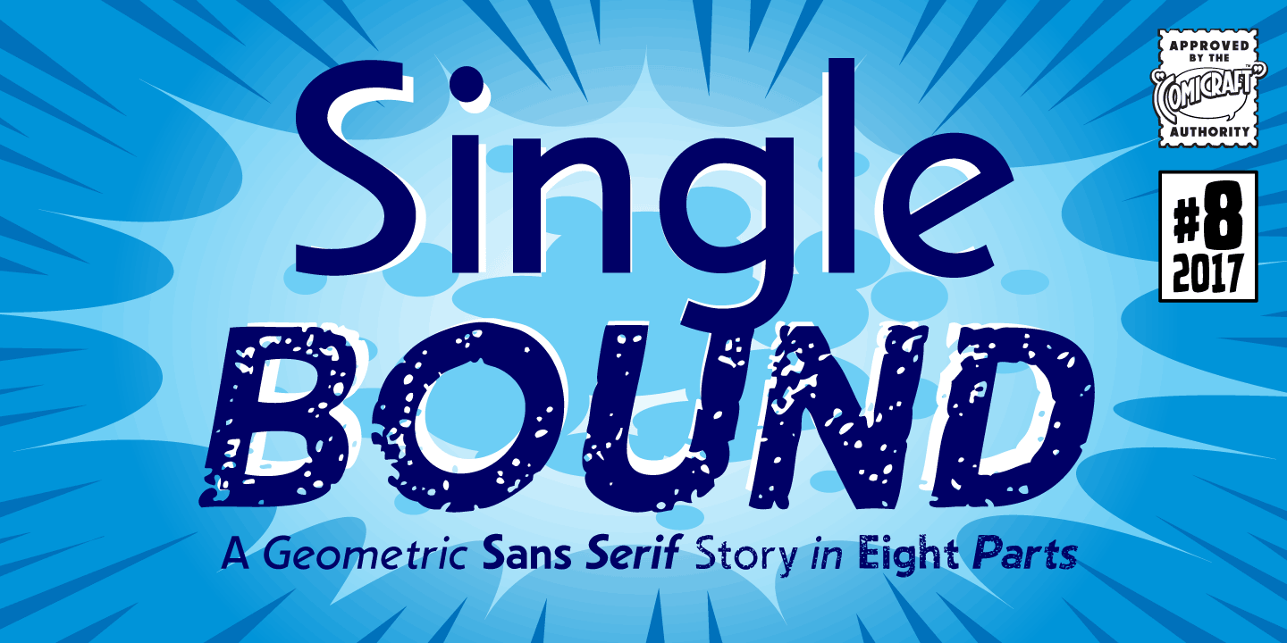 Single Bound Font Family插图