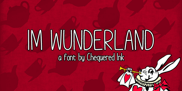 Im Wunderland font插图