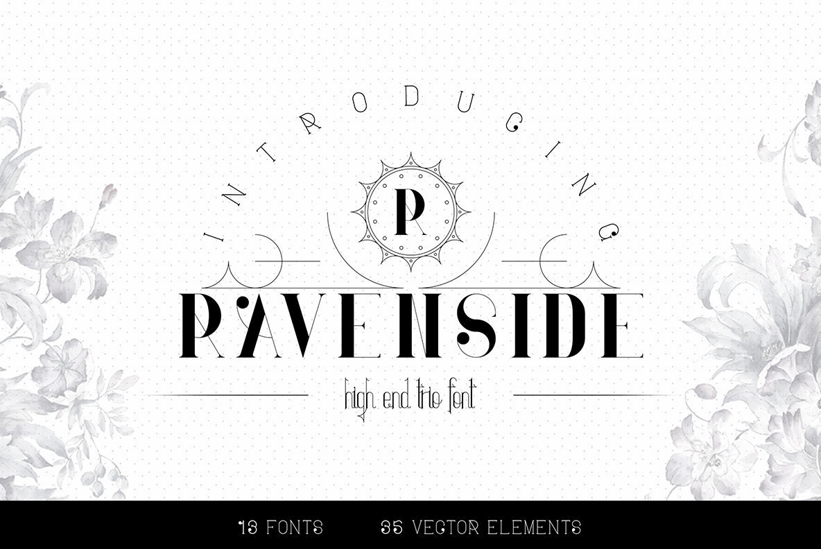 Ravenside Font Family插图