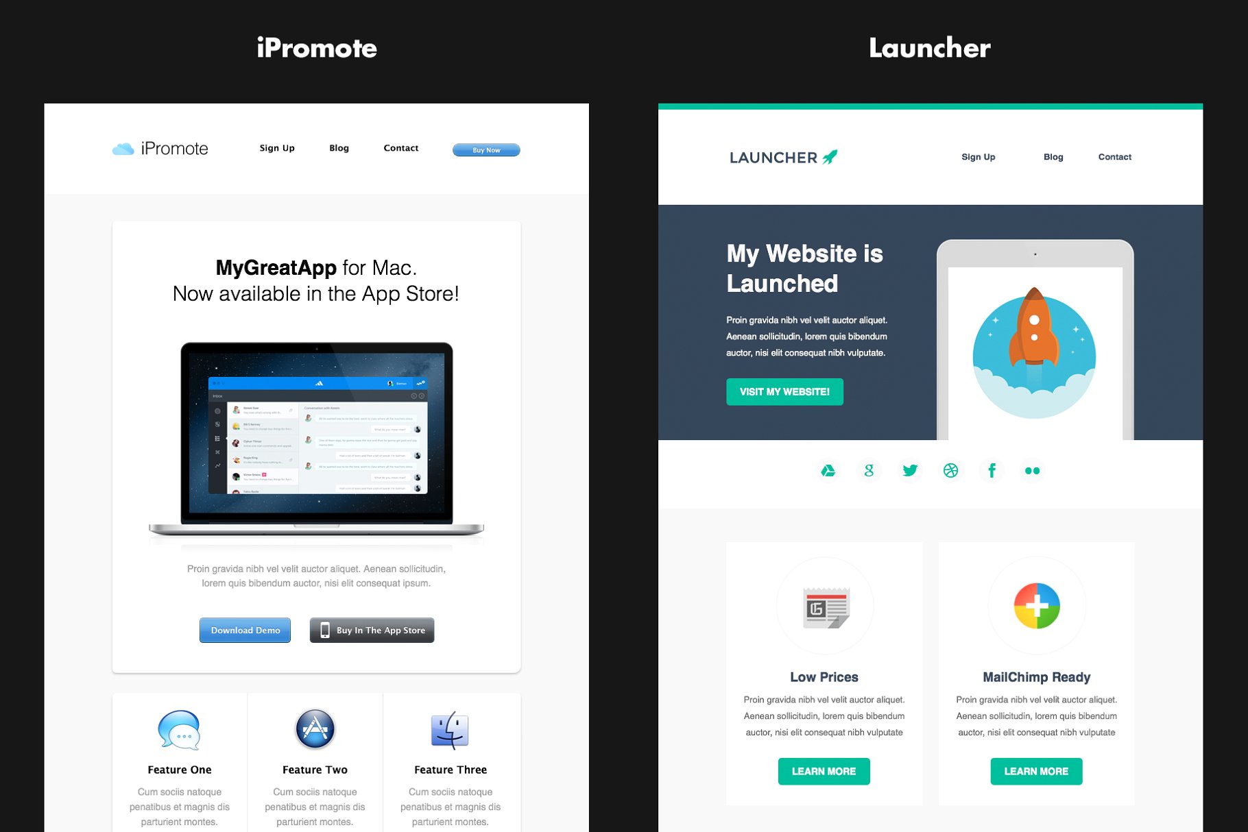 14款电子邮件EDM促销邮件设计模板 Combo B1+B2 – 14 Templates + Builder插图(3)