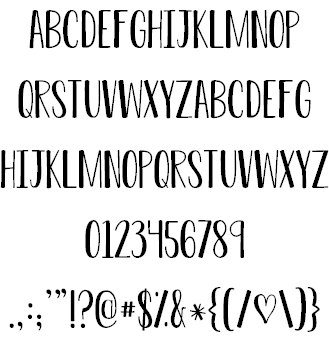 KG Do You Love Me font插图3