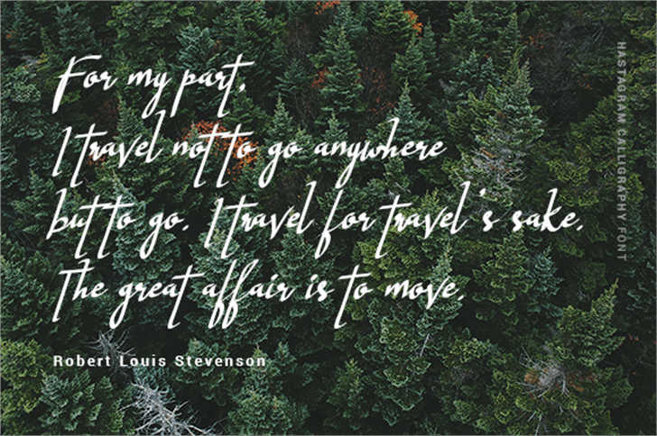 Hastagram Personal font插图6 Hastagram Personal font插图6