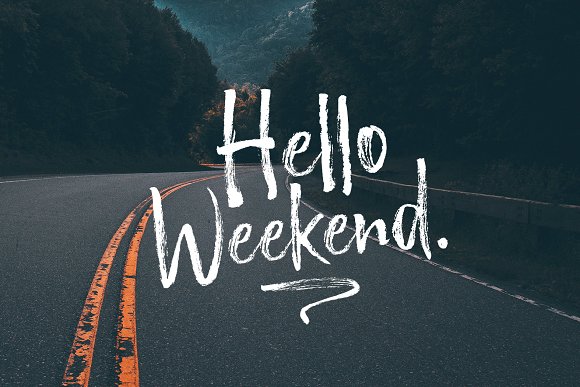 Brestonk Brush Font插图5