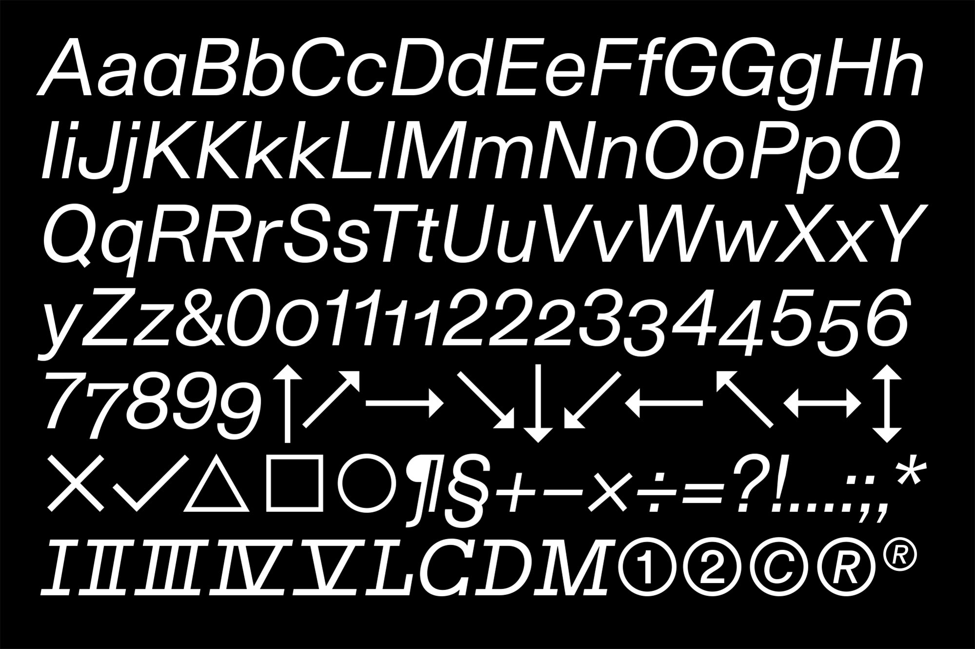 Studio Pro Font Family插图2