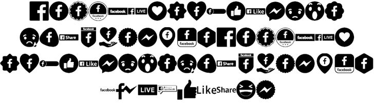 Font Facebook Color font插图2