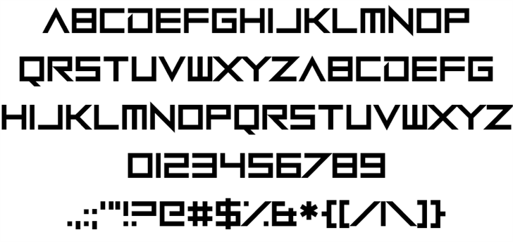 Robot Roc font插图2 Robot Roc font插图2