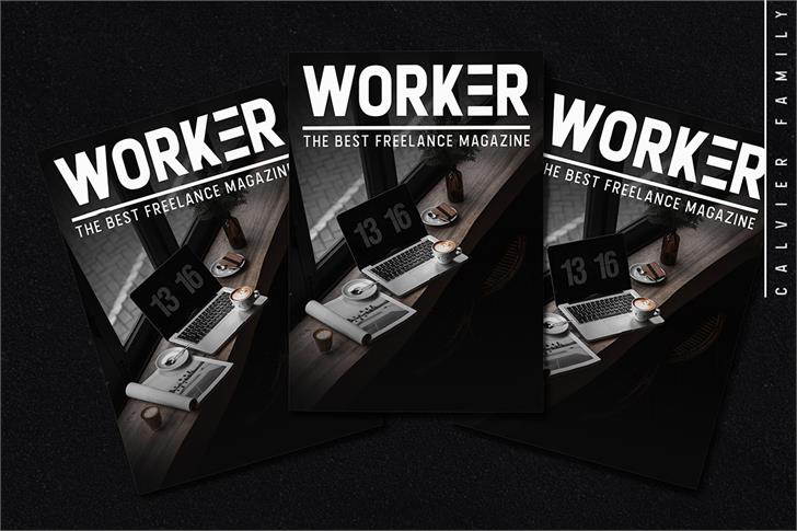 Calvier font插图2 Calvier font插图2