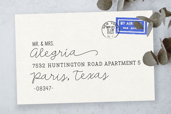 Save the Date Font插图2