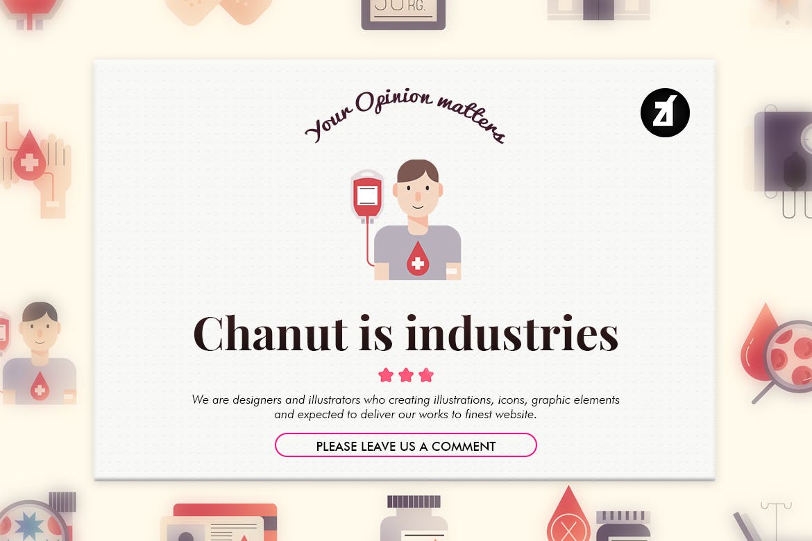 100个红十字会献血元素主题矢量图标 100 Blood donation elements插图(5)