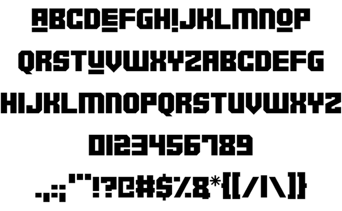 Robotronica font插图1 Robotronica font插图1