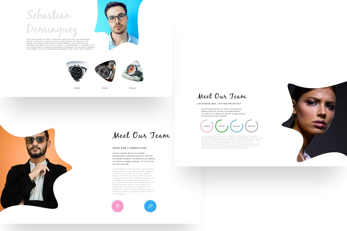 优雅时尚的PowerPoint模板插图(16)