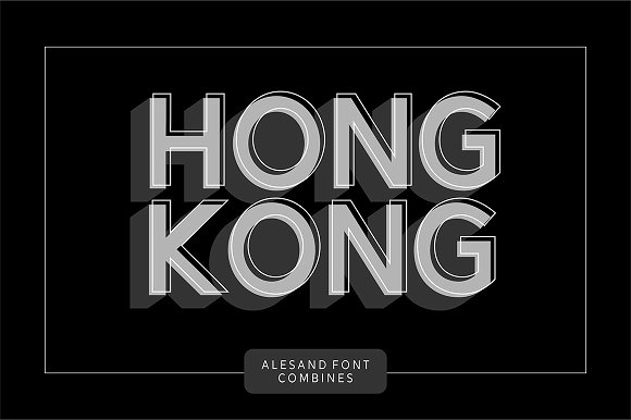 Alesand (7 Fonts)插图2