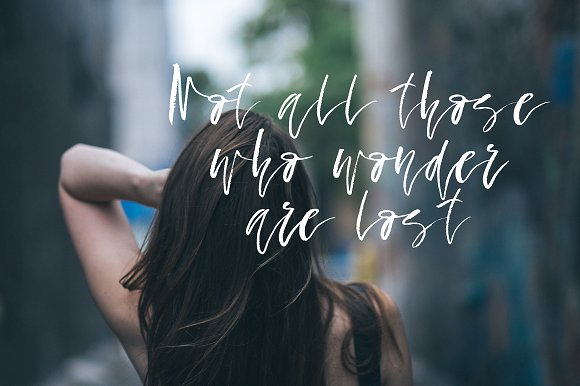 CM – Fallen Angel – Calligraphic Font插图4