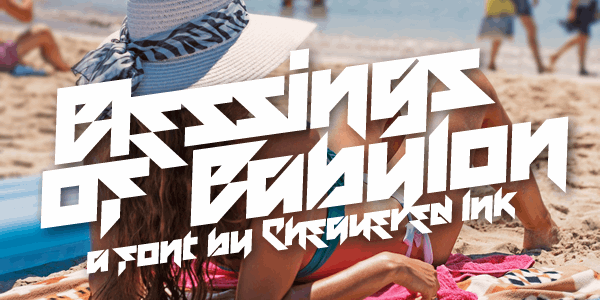 Blessings of Babylon font插图