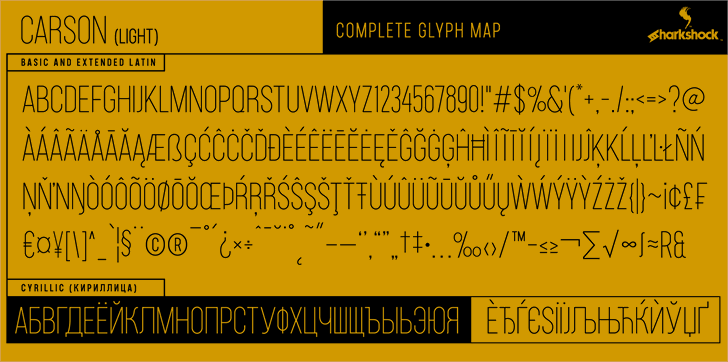 Carson font插图2 Carson font插图2