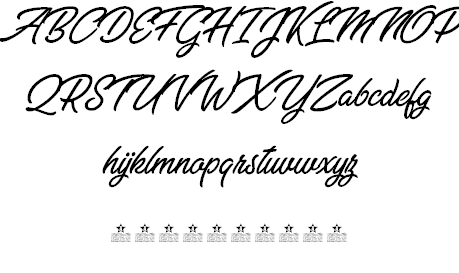 Zabritzkyes Personal Use font插图1