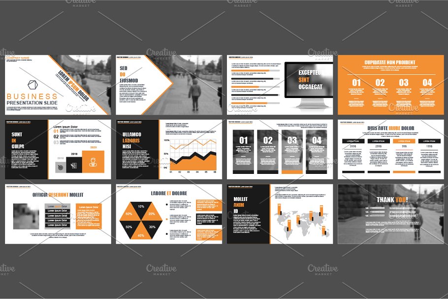 信息图表 PPT&Keynote 幻灯片模板 Powerpoint Presentation Templates插图(6)