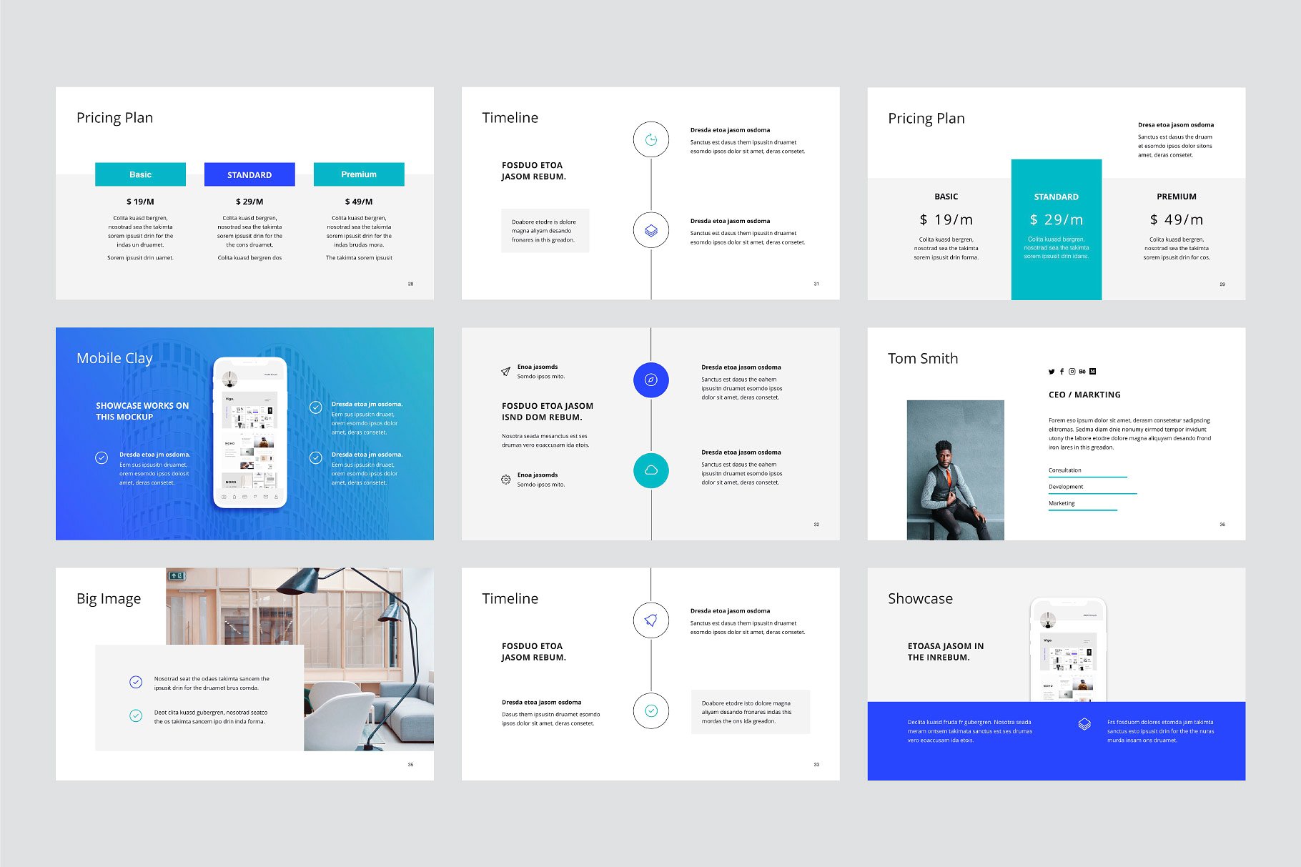 互联网企业品牌路演PPT幻灯片模板 ARONA – Powerpoint Template + Bonus插图(4)