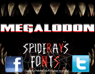 MEGALODON font插图