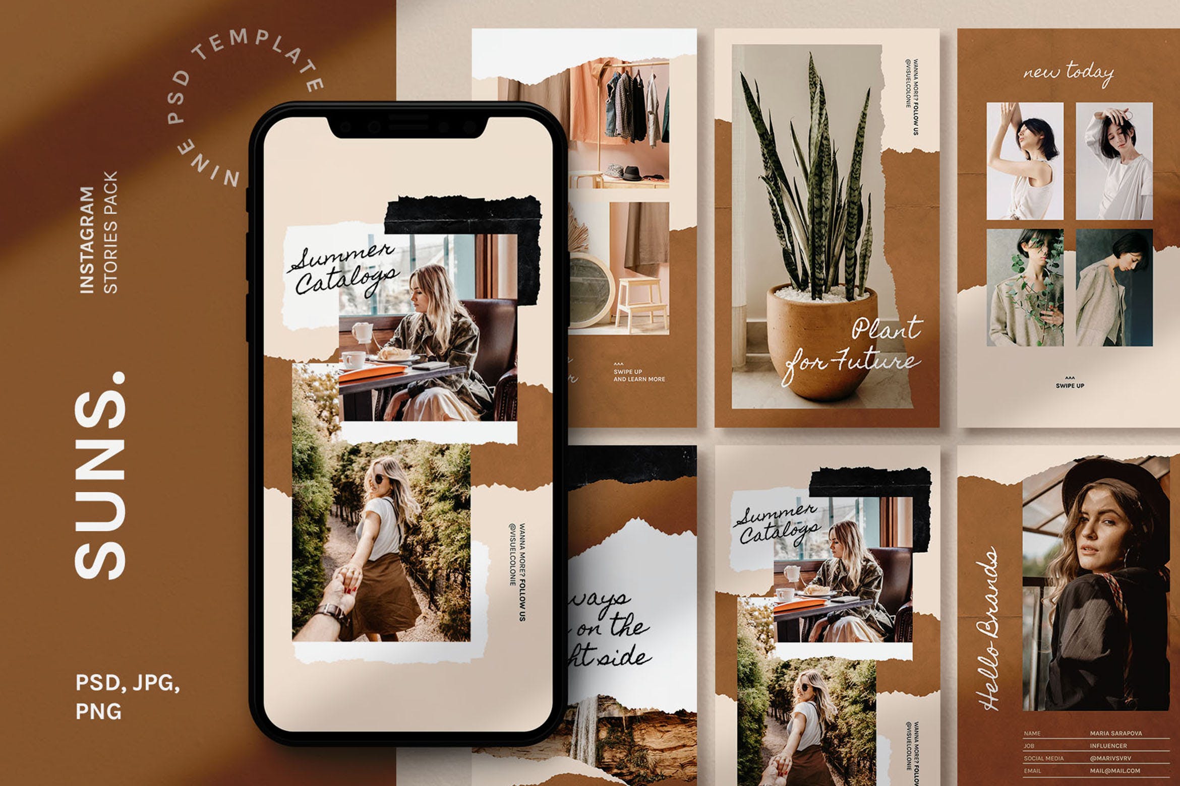 Instagram社交时尚品牌故事推广素材 Fashion Instagram Stories插图