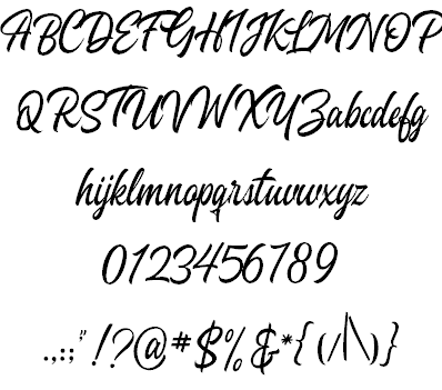 Heavenly  font插图2 Heavenly  font插图2