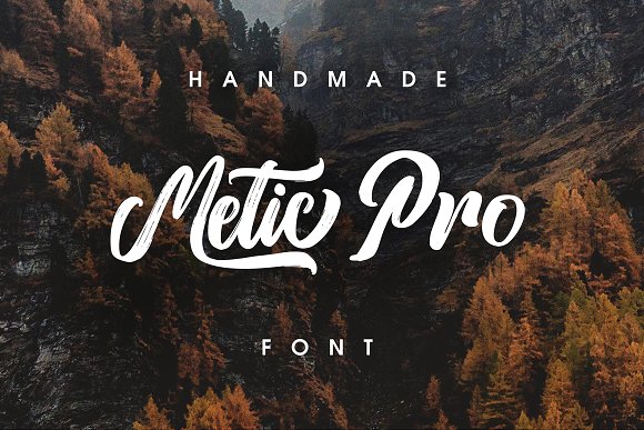 Metic Pro – Handmade Font插图