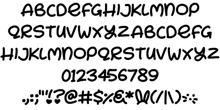 Bunny Ears font插图1 Bunny Ears font插图1