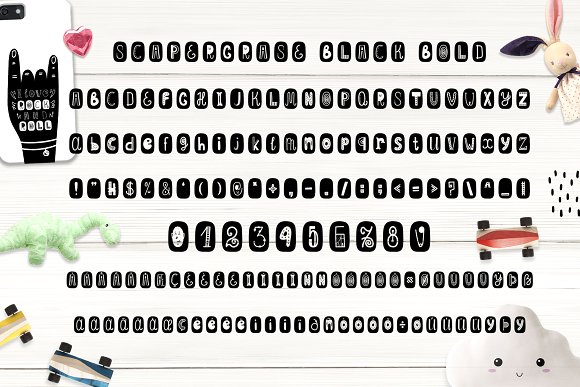 Scapegrace – Children Funny Font插图3