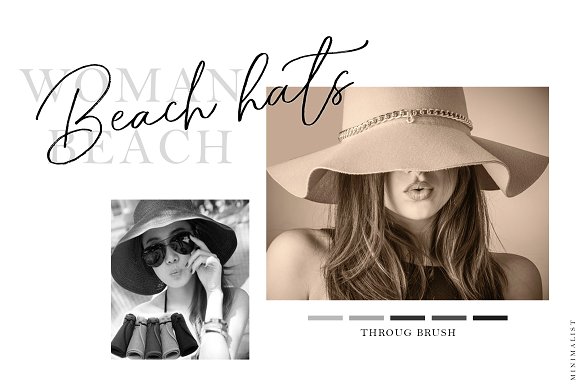 Throug Brush Font插图2