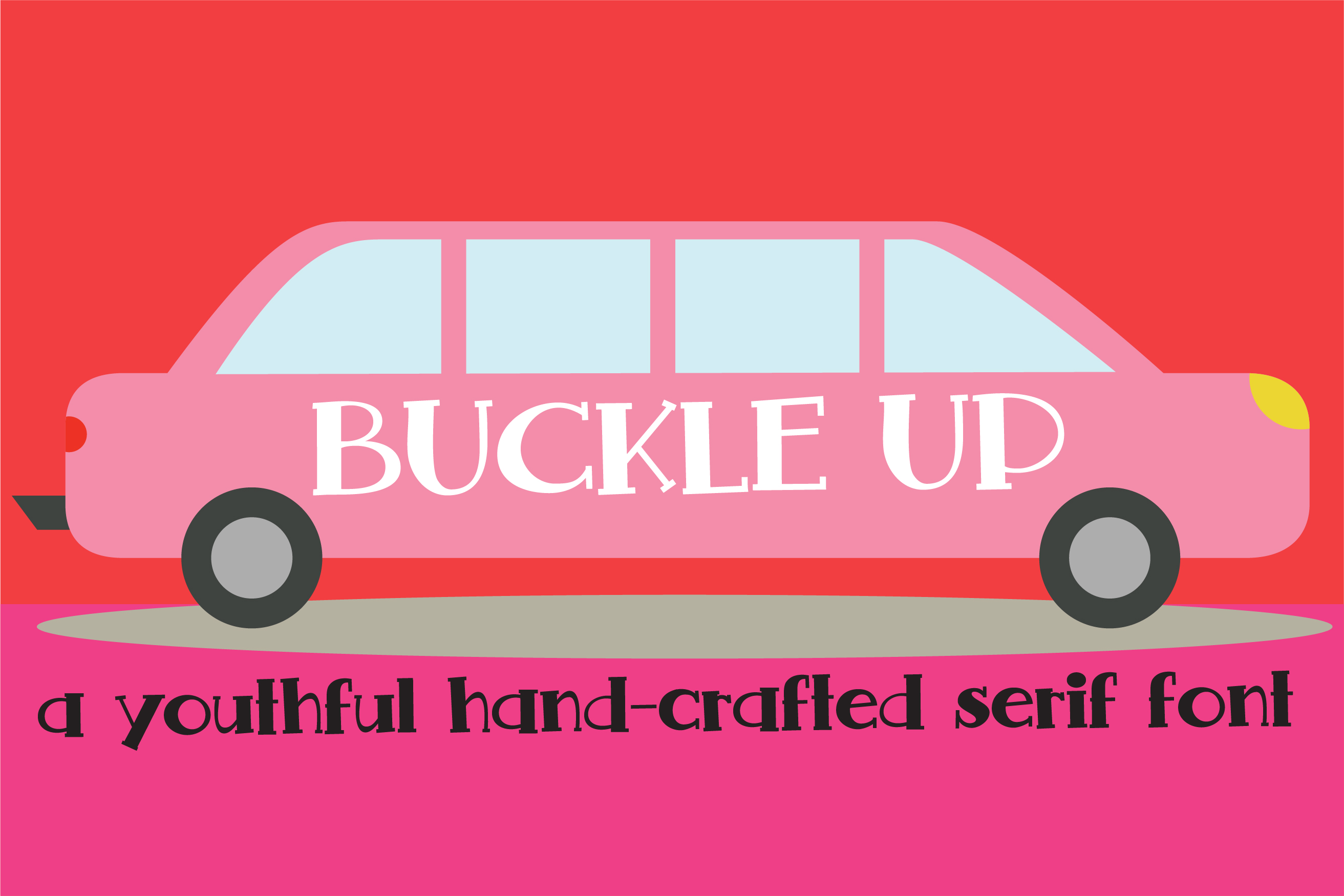 PN Buckle Up Regular Font插图1