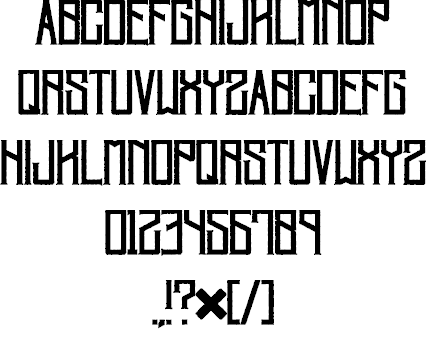 Villagers font插图1