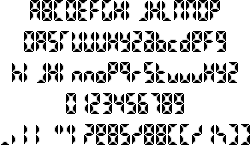 Bittypix Countdown font插图1 Bittypix Countdown font插图1