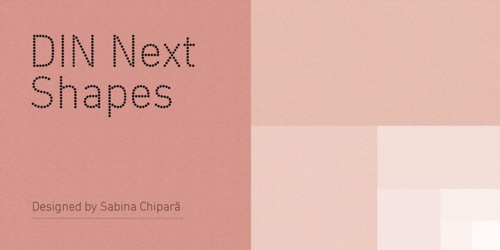 DIN Next Shapes Font Family插图1