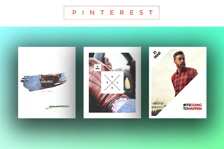 时尚服饰适用社交媒体贴图模板素材库精选 Social Media Pack插图(4)