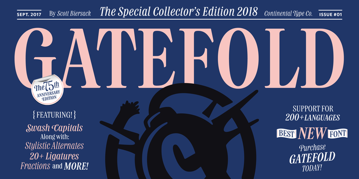 Gatefold Font Family插图