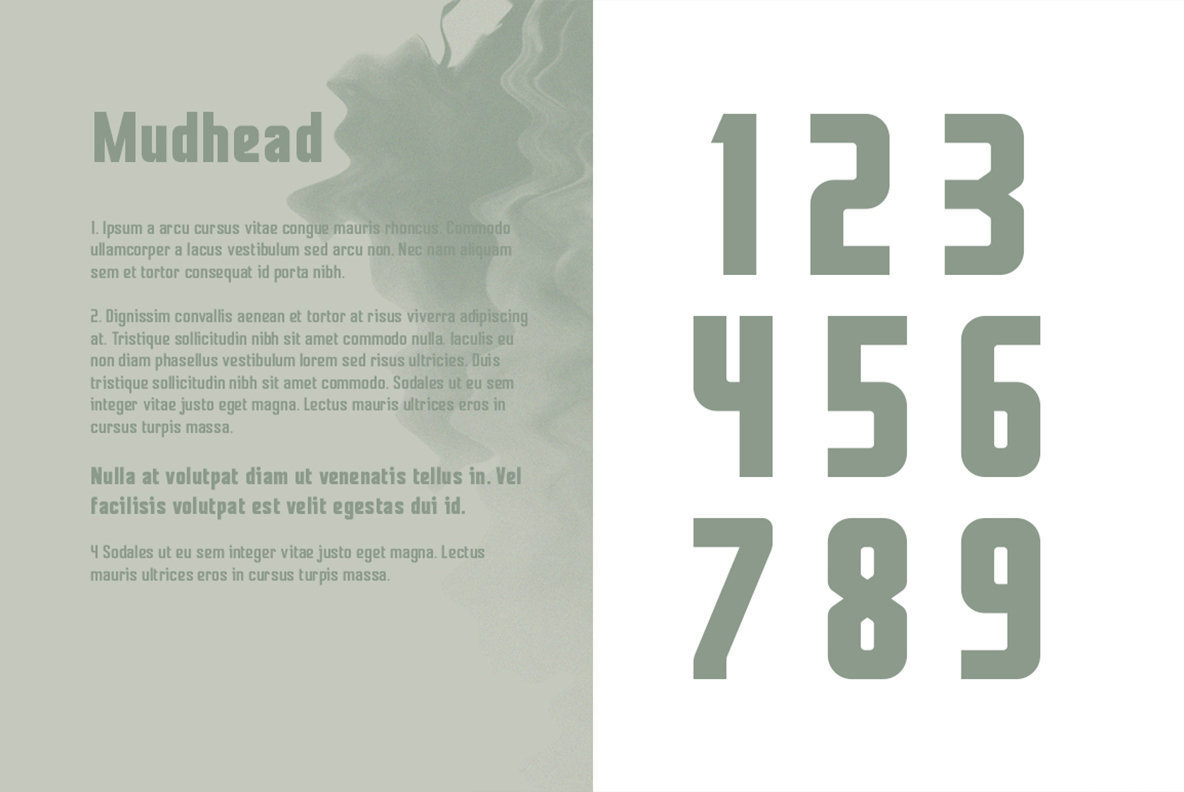 Mudhead Font Family插图2