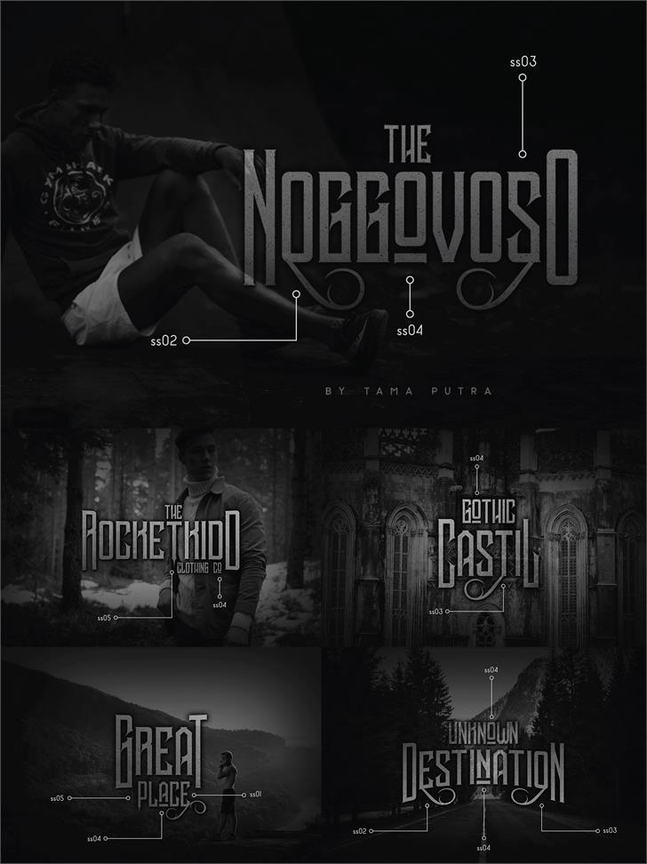 Noggovoso Personal Use font插图 Noggovoso Personal Use font插图