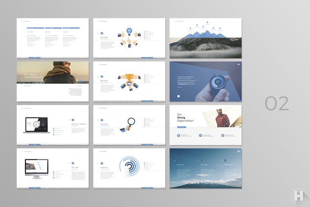 时尚简约创新PPT幻灯片模板 Do Powerpoint Template插图(2)