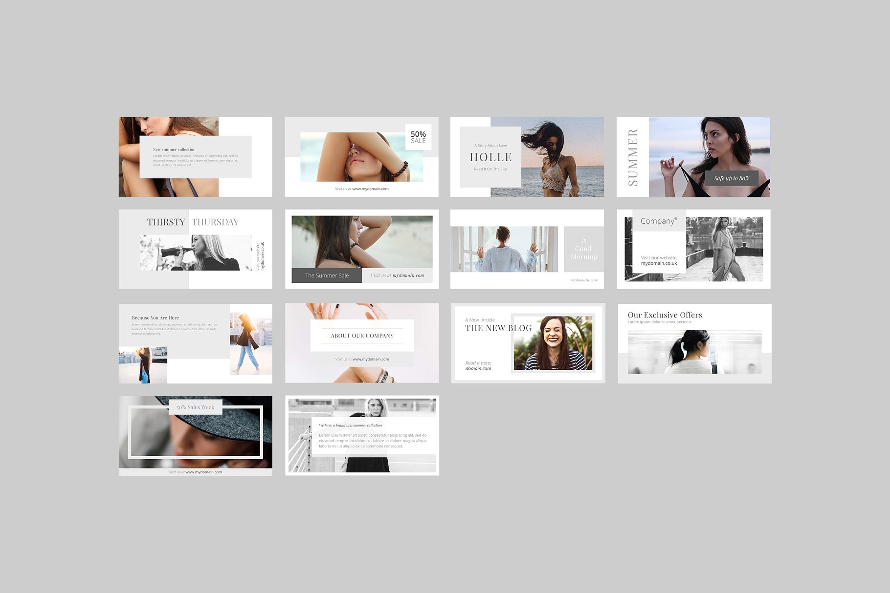 社交媒体网红特写贴图素材包 Greece Social Media Templates插图(8)