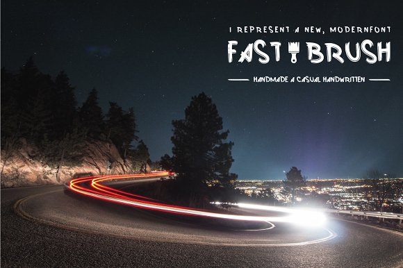 discount Brush Font Handmade插图