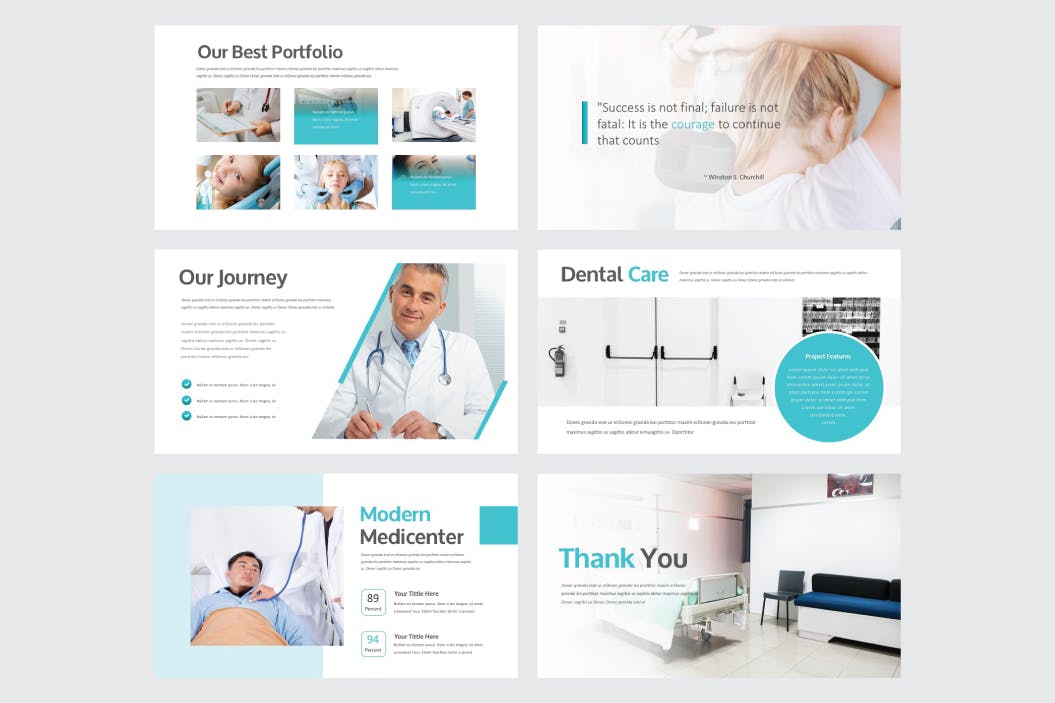 医疗健康/医院诊所适用的PPT幻灯片模板 HEALTH MEDICAL CLINIC – Powerpoint  V254插图(5)