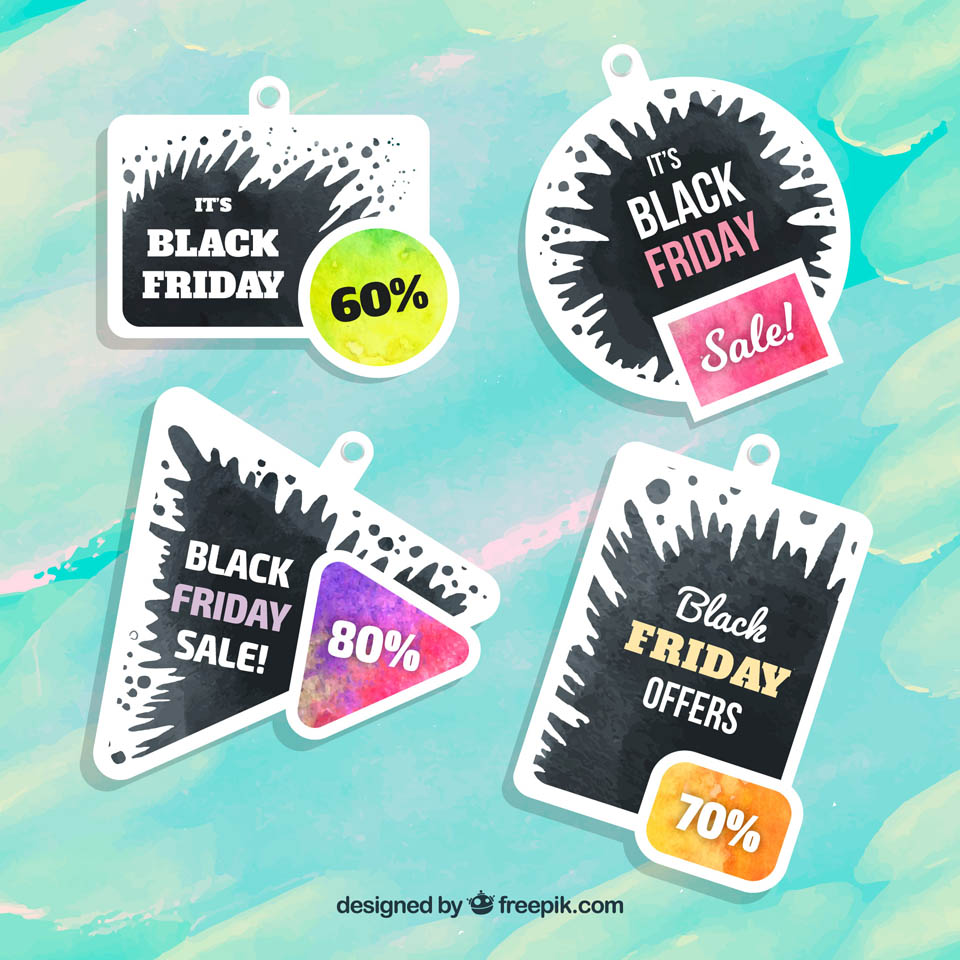 第四弹:30+黑色星期五促销广告物料素材 Black Friday Sales Graphics插图(22)