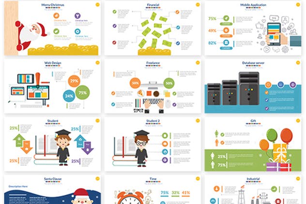 100,000+页面项目推介企业介绍PPT幻灯片模板合集v2 Powerpoint Presentation Template Update V.2插图(10)