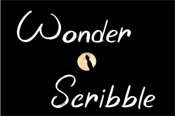 Wonder Scribble font插图 Wonder Scribble font插图